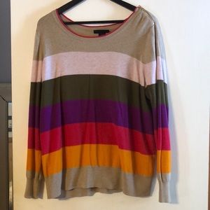 Colour block sweater
